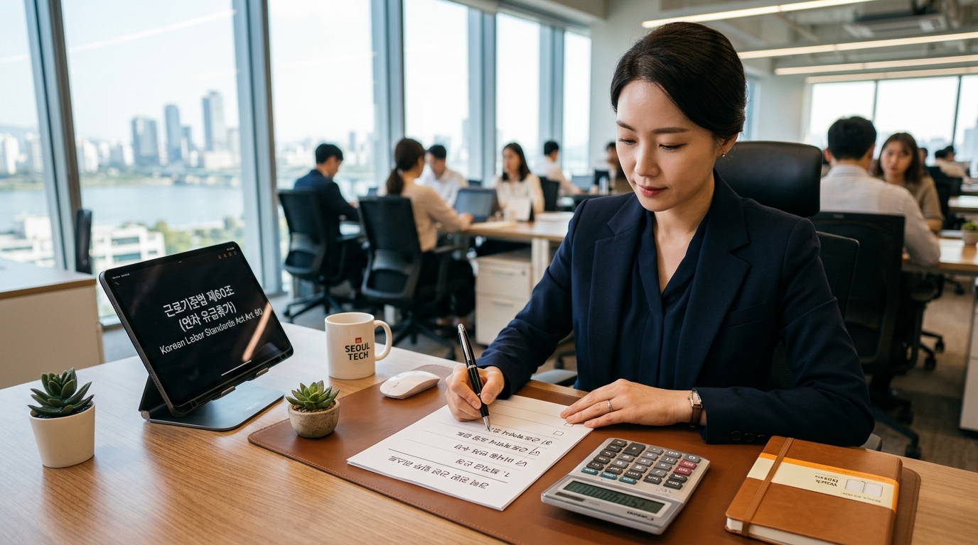 미사용 연차수당 정산과 퇴직금 계산 체크리스트