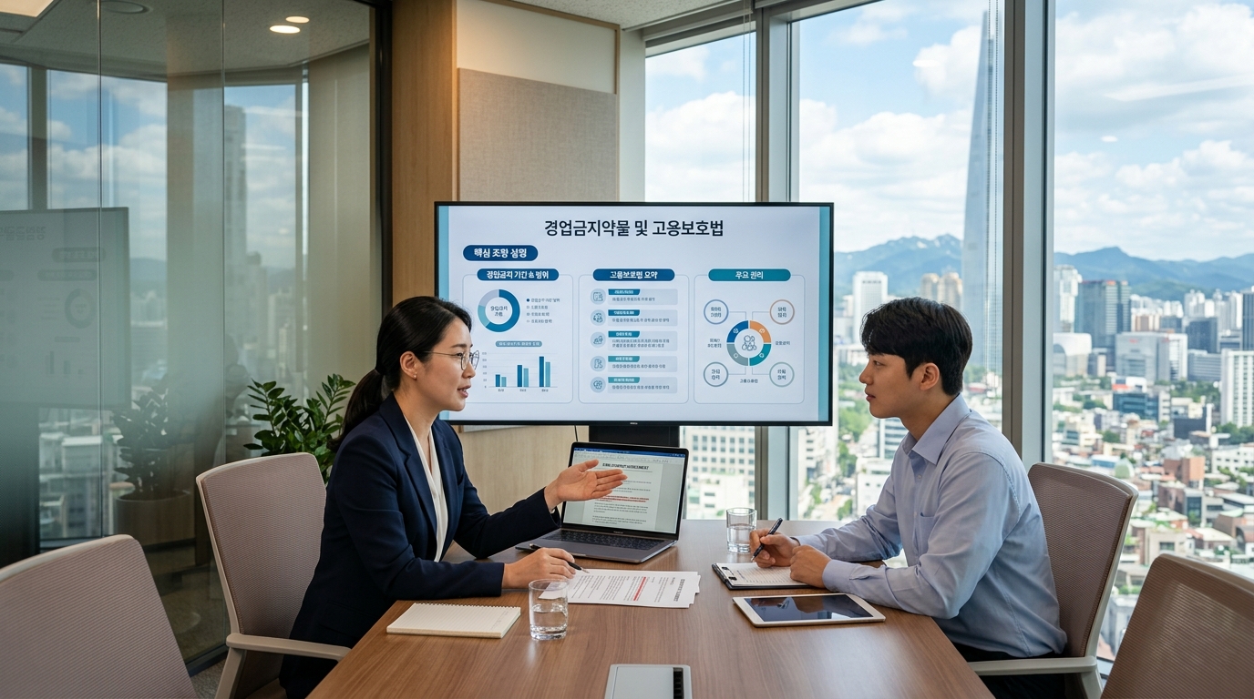 경업금지 약정 및 비경쟁 서약서 법률 검토